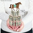 thumbnail image 2 of Big Dot of Happiness Run Wild Horses - DIY Pony Birthday Party Money Holder Gift - Cash Cake, 2 of 7