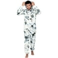 thumbnail image 3 of Joggies - TieDye Black Adult Footless Hoodie One Piece - Adult - Large (Fits 6'0 - 6'4"), 3 of 5