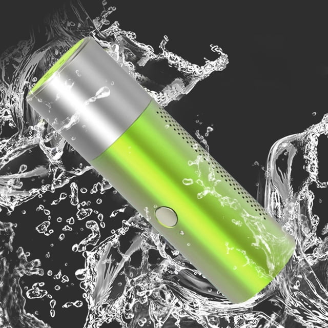 EGNMCR Machine Sonore Petite Lampe de Poche en Acier Haut-Parleur Bluetooth Extérieur Métal Petit Haut-Parleur Haut-Parleur Bluetooth