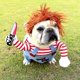 thumbnail image 2 of Objeto ropa tridimensional muñeco mortal disfraz de transformación de perro disfraz de mascota de Halloween divertido 1 rojo Baoji En Vedette, 2 of 5