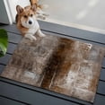 thumbnail image 4 of Brown Bathroom Mat 2x3 FT, Non Slip Small Kitchen Mat, Retro Oil Painting Modern Abstract Art Aesthetics Washable Soft Backed Front Door Throw Rug Indoor Outdoor Doormat for Entryway Sink, 4 of 9