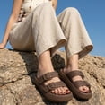 thumbnail image 6 of Cushionaire Fame Pillow Recovery Sandals for Women, Adjustable Double Buckle Waterproof EVA Cloud Slides for Women, 6 of 20