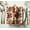 Brown, variant on Vargottam Luxury Cotton Twill Napkins - Set of 12, 20-Inch Tropical Design, Premium Thick Cloth Napkins for Elegant Dining & Special Occasions - Soft, Absorbent & Machine Washable