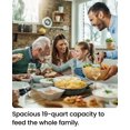 thumbnail image 2 of Chefman Toaster Oven Air Fryer Combo w/ 19 Quart Capacity, 7-in-1 Functionality - Stainless Steel, New, 2 of 8