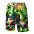 thumbnail image 4 of Balery St. Patrick's Day USA Flag Traje de Baño Estilo Hawaiano para Hombre, Shorts de Secado Rápido con Bolsillos-3X-Large, 4 of 6