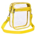 thumbnail image 1 of Bolso bandolera transparente aprobado para estadios, bolso de mano transparente pequeño para conciertos, eventos deportivos y festivales., 1 of 6