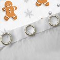 thumbnail image 4 of jejeloiu Kawaii Snowmen Cookie Curtains Pack of 2 (42x84 Each),Merry Christmas Curtains Blackout,Sweet Dessert Biscuit Bedroom Curtains For Children,Super Cozy Room Decor, 4 of 6
