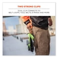thumbnail image 6 of Squids 3420 Dual Clip Swivel Glove Clip Holder, 1 x 0.6 x 5.5, Acetal Copolymer, Black, Ships in 1-3 Business Days | Bundle of 10 Each, 6 of 6