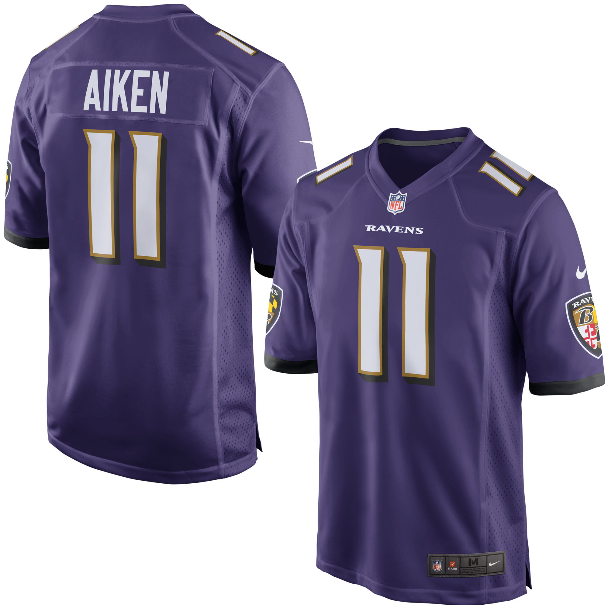 Kamar Aiken Baltimore Ravens Nike Game 