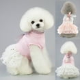 thumbnail image 1 of Visland Dog Dress Soft Stretchy Cotton Sweet Rabbit Pattern Dog Clothes for Party, 1 of 8