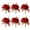 red, variant on HUONA 6 Pieces Artificial Rose Wedding Corsage Bridesmaids Hand Flowers Wedding Home Party Accessories Wedding Decorations for Bride Bridesmaids Type 7 Red
