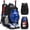 Black, variant on RAINSMORE Baseball Backpack 40L Large Softball Baseball Backapck with Helmet Holder, Shoe Compartment & Fence Hook, Durable Softball Gear Bag,Black