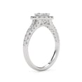thumbnail image 4 of AFFY Shank Halo Solitaire Engagement Rings for Women, 1.20 Carat (ctw) Pear And Round Lab Grown Diamond Ring In 14K White Gold Over 925 Sterling Silver F-G-H, SI Quality Size-5, 4 of 6
