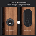 thumbnail image 3 of Level Lock Smart Lock, Keyless Entry, Smartphone Access, Bluetooth Enabled, Works with Apple HomeKit - Matte Black, 3 of 10