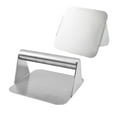 thumbnail image 6 of Smash Burger Press for Griddle Cooking - Heavy Duty Stainless Steel Burger Mold, 5.5" Square Non-Stick Pattie Maker - for Beef, Bacon & Veggie Burgers on Flat Top Grill, 6 of 6