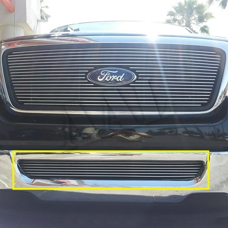 - AAL PREMIUM BOLT ON / BOLT OVER BILLET GRILLE / GRILL INSERT For 2006 2007 2008 FORD F150 F-150 1PC BUMPER BOLTON