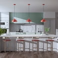 thumbnail image 5 of 41172-72 Livex Lighting Amador - 1 Light Pendant In Transitional Style-15 Inches Tall and 11.75 Inches Wide-Shiny Red Finish    -Traditional, 5 of 12