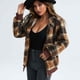 thumbnail image 5 of Pntutb Moda Mujer Casual Sólido Con Capucha Felpa Chaquetas Cálidas Cremallera Cardigan tops Abrigo Rollbacks Pntutb Pntutb-3540, 5 of 7