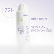 Dove Womens Whole Body Deodorant Spray Invisible Coconut & Vanilla Aluminum Free, 4 oz