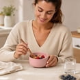 thumbnail image 5 of Neoargh Silicone Dipping Bowls Set of 4, Small Dessert Bowls, Unbreakable Dip Bowls & Sauce Bowls, Small Bowls for Dips, Mini Prep Small Bowl for Soy Sauce & Sides Pink 4.45*2.28IN, 5 of 7