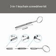 thumbnail image 3 of Eyeglass Repair Kits Including 500 Pcs Glasses Screws, Eyeglass Repair Tools Kit, Silicone Nose Pads, Screwdriver Set and Screw Cap, Suitable the Repair of Most Styles of Glasses, 3 of 6