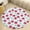 Flannel-1, variant on Red Cherry Round Area Rugs for Bedroom Living Room, 4FT Soft Indoor Circle Carpets, Carpet Home Decor Floor Mat