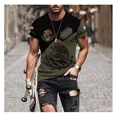 thumbnail image 1 of Playeras Camiseta Deportiva De Mexican Eagle De 3d Estampado, 1 of 4