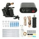 thumbnail image 3 of Kit de inicio para máquina de tatuajes, fuente de alimentación para máquina de tatuajes profesional, juego de práctica, enchufe estadounidense de 90 a 265 V, 3 of 10