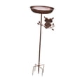 thumbnail image 4 of Baño para pájaros de exterior con estaca de 5 puntas, comedero para pájaros, multifuncional, fácil de instalar, decoración de jardín, comedero para, 4 of 8