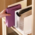 thumbnail image 4 of Vertical Handbag Separator, Easy Assembly Plastic Shelf Divider  for Closet, 4 of 8