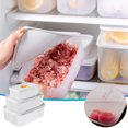 thumbnail image 2 of EUDIDV Leakproof Refrigerator Storage Sealed Preservation Box Set Food Storage Box Can Be Heated In A Microwave Oven, Lunch Box, Meat Special Box, 3-piece Set Leakproof Food Box, 2 of 6