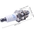 thumbnail image 2 of Pack L7T Universal Replacement Spark Plugs for 2 Stroke Engines, 49cc Off-Road Small Spark Plugs, 2 of 3