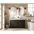 thumbnail image 4 of Elegant Kitchen and Bath 54 inch Double Bathroom Vanity In Mocha Brown, 4 of 10