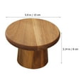 thumbnail image 2 of PAMINGONO Pastry Tray Wood Easy to Clean Brown 1Set, 2 of 7