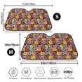 thumbnail image 7 of Lsque Daisies Flowers Car Windshield Sun Shade | Accordion Folding Style Auto Shade for Car Truck SUV Van | Blocks UV Rays Sun Visor Protector | Small, 7 of 7