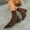 #168-Brown, variant on Roncen Women's Fashion Casual Winter Ankle Boots - Solid Color Pointed Toe Back Zipper Chunky Low Heel Booties for Daily Wear
