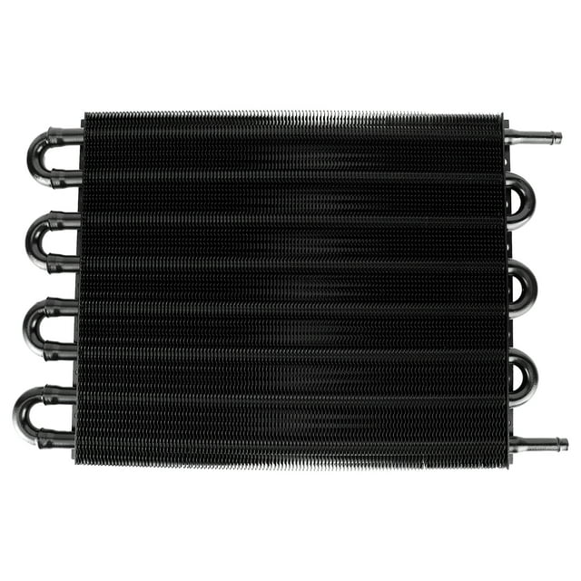 Aluminum Oil Cooler, Transmission Cooler, Black Car Replacement Parts Auto Mechanic For All Vehicles Car
