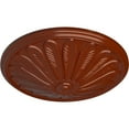 thumbnail image 3 of Ekena Millwork 25 1/2"OD x 5 1/2"P Brontes Ceiling Medallion (Fits Canopies up to 3 5/8"), Hand-Painted Firebrick, 3 of 6