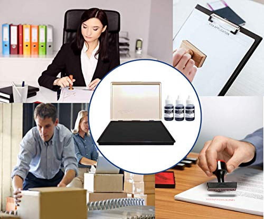 Infusion 8" x 12" Extra Large Industrial Stamp Ink Pad, Your Go to Large Stamp Ink Pad for Bright Color, Even Coverage and Durability, Lime Stamp Pad