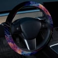 thumbnail image 2 of Jellyfish 14.5 Inch Printing PVC Leather Auto Accessories Steering Wheel Cover Car Wheel Cover Steering Wheel Covers, 2 of 6