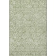 thumbnail image 4 of HomeRoots 672607 5 x 8 ft. Green & Ivory Floral Transitional Washable Machine Made Rectangle Area Rug with UV Protection, 4 of 9