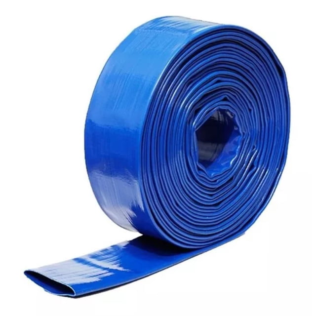 Manguera DE LONA plana Orange 2 pulgadas 50 m azul