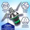 thumbnail image 3 of Thermomix TM5 knife and spacer set - For Vorwerk Thermomix TM5 food processor, 3 of 5