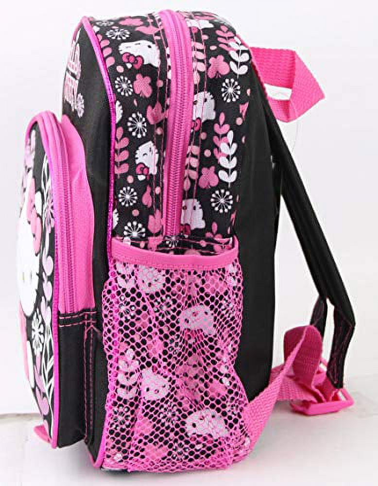 Hello Kitty Plants Black/Pink Messenger Bag (14")