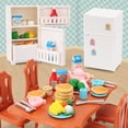 thumbnail image 4 of Juego de muebles para casa de muñecas, juguetes para niños, accesorios para casa de muñecas en miniatura, juguetes de simulación para niños, niñas y niños pequeños a partir de 3 años con comedor, 4 of 5
