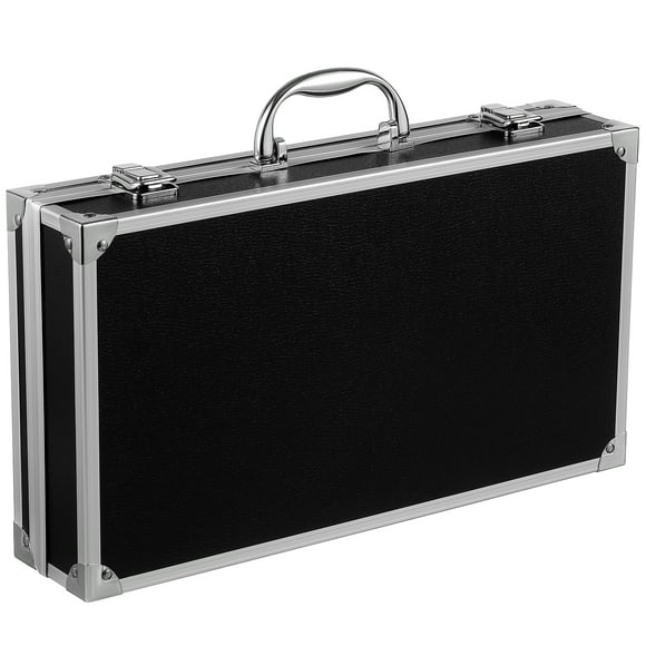 WORGEOUS Caja de herramientas de aleación de aluminio Caja de instrumentos criptográficos Caso de transporte