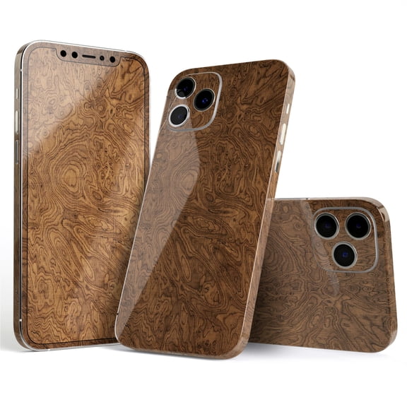 DesignSkinz Luxury Natural Wood V6 Full-Body Skin Decal Wrap Cover for iPhone 16