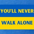 thumbnail image 3 of CafePress - You'Ll Never Walk Alone Pro Ukraine T Shirt - Mens Football Shirt, 3 of 4