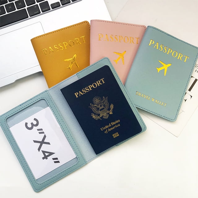 Etiqueta de equipaje de viaje de avión de bronceado, juego de etiquetas de bolso engrosadas de cuero PU