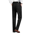 thumbnail image 2 of HBDesign Mens Tweed Dress Pants Thick Warm Wool Blend Trousers Classic Fit Business Casual Fall Winter, 2 of 7